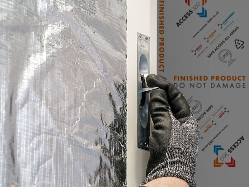 hinge pin for easy positioning and door alignment