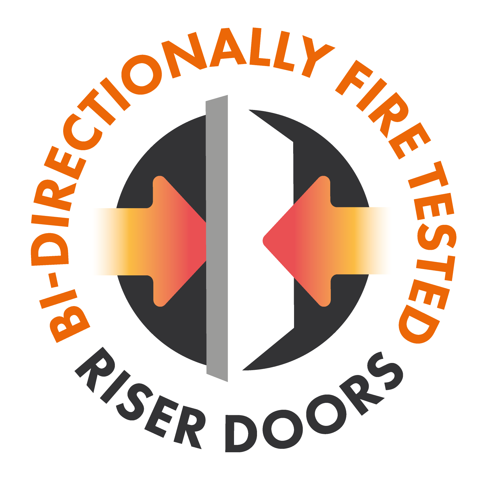 All of our riser doors are bi-directionally fire tested